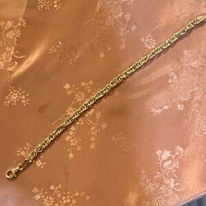 Elegant sterling silver rope Chain Bracelet